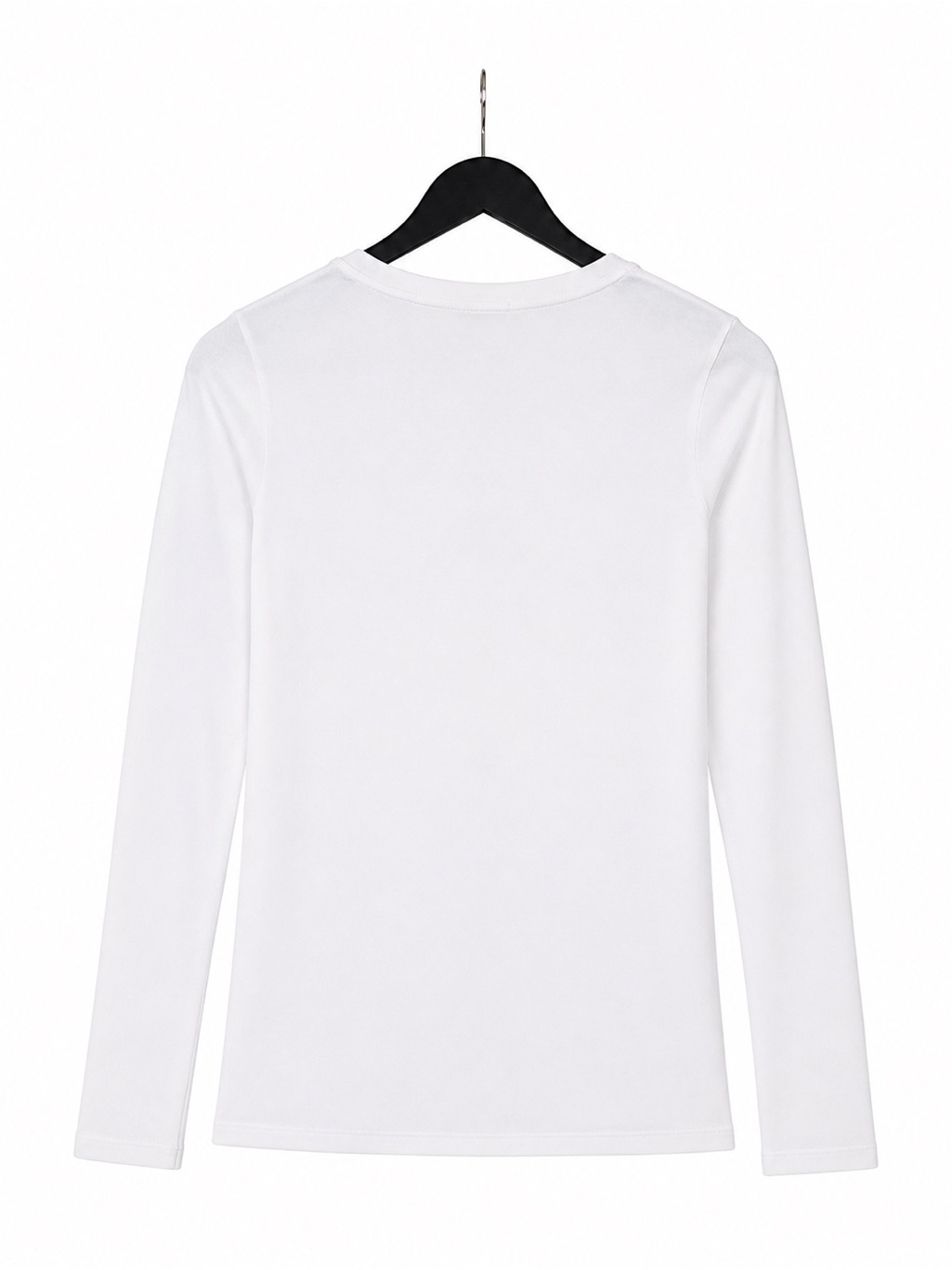 Nwot Atm Anthony Thomas Melillo @ Fwrd White Cotton Slub Long Sleeve Tee | M — image 8 of 8